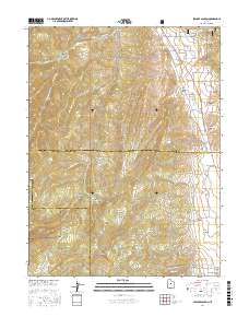Spencer Canyon 2017 topographic map thumbnail