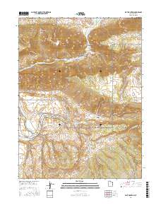 Split Mountain 2017 topographic map thumbnail