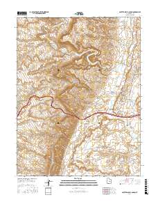 Spotted Wolf Canyon 2017 topographic map thumbnail