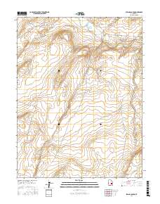 Spring Canyon 2017 topographic map thumbnail
