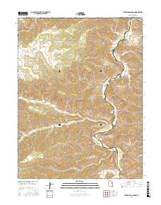 Steer Ridge Canyon 2017 topographic map thumbnail