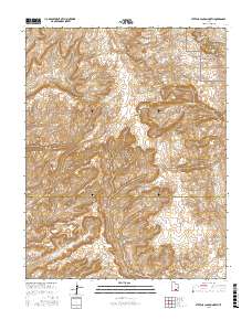 Stevens Canyon North 2017 topographic map thumbnail