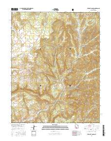 Straight Canyon 2017 topographic map thumbnail