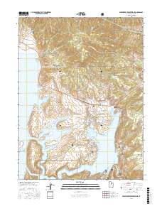Strawberry Reservoir NE 2017 topographic map thumbnail