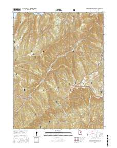 Strawberry Reservoir SE 2017 topographic map thumbnail