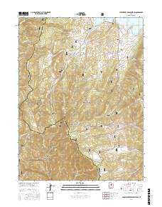 Strawberry Reservoir SW 2017 topographic map thumbnail