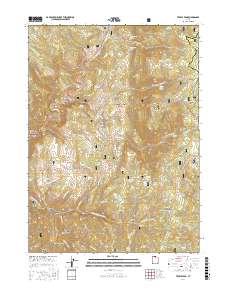 Temple Peak 2017 topographic map thumbnail