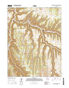 Tenmile Canyon North 2017 topographic map thumbnail