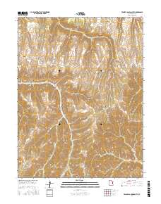 Tenmile Canyon South 2017 topographic map thumbnail