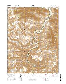 Three Fords Canyon 2017 topographic map thumbnail