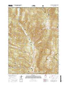 Tony Grove Creek 2017 topographic map thumbnail