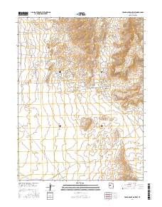 Topaz Mountain West 2017 topographic map thumbnail