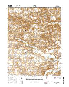 Uteland Butte 2017 topographic map thumbnail