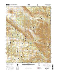 Warner Lake 2017 topographic map thumbnail