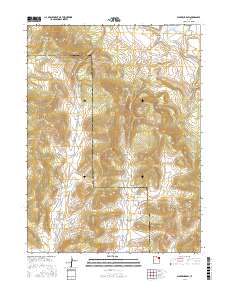 Warren Draw 2017 topographic map thumbnail
