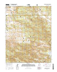 Water Canyon Peak 2017 topographic map thumbnail