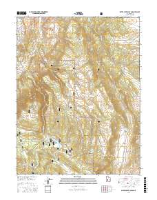 Water Creek Canyon 2017 topographic map thumbnail