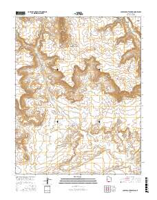Lower Coyote Spring 2017 topographic map thumbnail