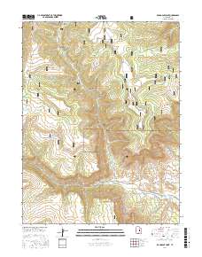 Mahogany Point 2017 topographic map thumbnail