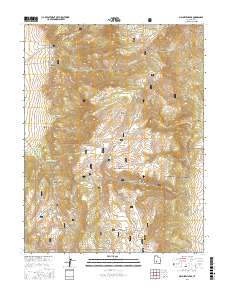 Malmsten Peak 2017 topographic map thumbnail