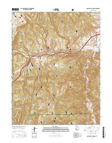 Marysvale Canyon 2017 topographic map thumbnail