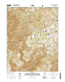 Marysvale Peak 2017 topographic map thumbnail