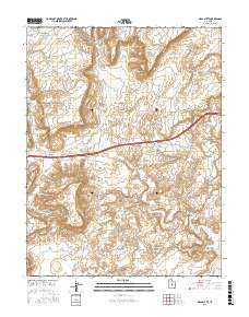 Mesa Butte 2017 topographic map thumbnail