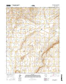 Mexican Hat SE 2017 topographic map thumbnail