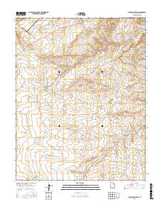 Mexican Hat SW 2017 topographic map thumbnail