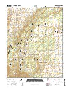 Monticello Lake 2017 topographic map thumbnail