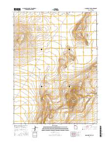 Monument Peak 2017 topographic map thumbnail