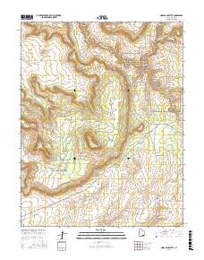 Moss Back Butte 2017 topographic map thumbnail