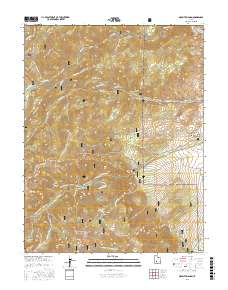 Mount Brigham 2017 topographic map thumbnail