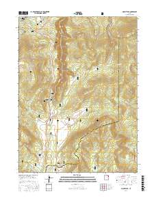 Mount Lena 2017 topographic map thumbnail