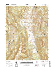 Mount Terrill 2017 topographic map preview
