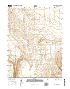 Mud Lake Reservoir 2017 topographic map thumbnail