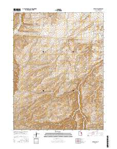 Myton SW 2017 topographic map thumbnail