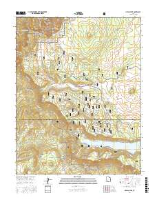 Navajo Lake 2017 topographic map thumbnail