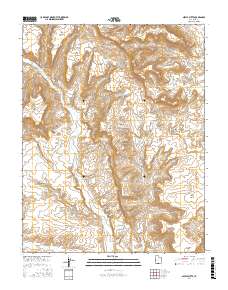 Nipple Butte 2017 topographic map thumbnail