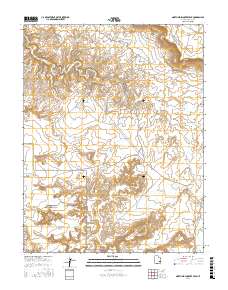 North Six-shooter Peak 2017 topographic map thumbnail