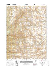 Old Canyon 2017 topographic map thumbnail