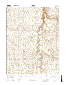Oljato NE 2017 topographic map thumbnail