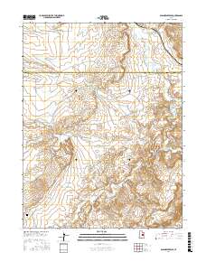 Olsen Reservoir 2017 topographic map thumbnail