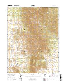 Onaqui Mountains South 2017 topographic map thumbnail