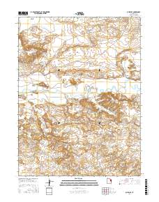 Ouray SE 2017 topographic map thumbnail
