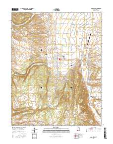 Panguitch 2017 topographic map thumbnail