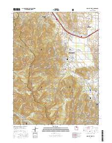 Park City West 2017 topographic map thumbnail
