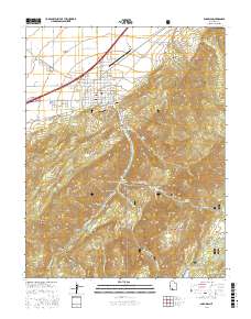 Parowan 2017 topographic map thumbnail