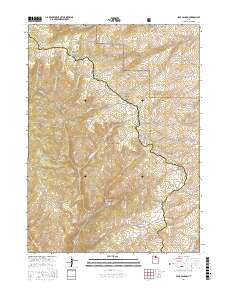 Peck Canyon 2017 topographic map thumbnail
