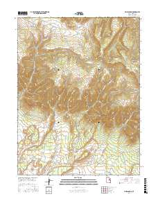 Pine Canyon 2017 topographic map thumbnail